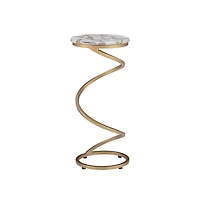 Julienne Drink Table, Grey Agate