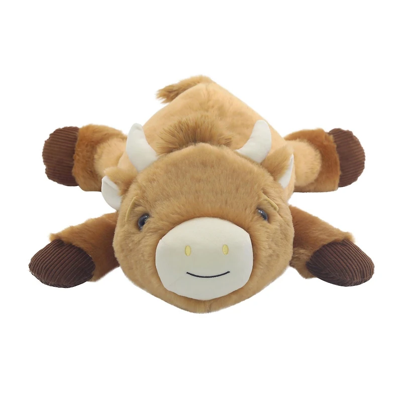Façon de célébrer la peluche Floppy Brown Cow - Grande