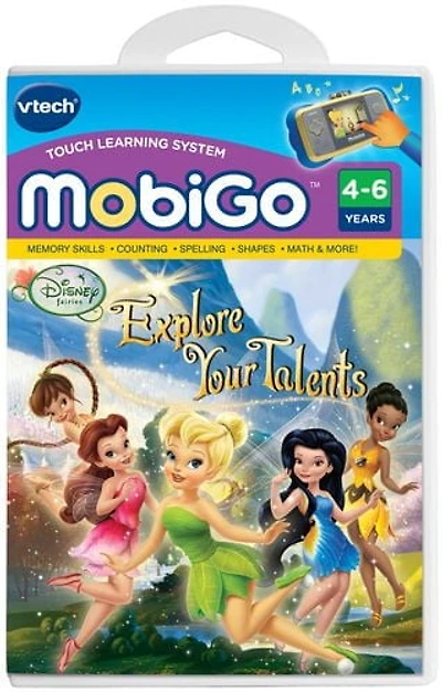 Cartouche de jeu de console éducatif tactile de MobiGo : les fées de Disney - version anglaise