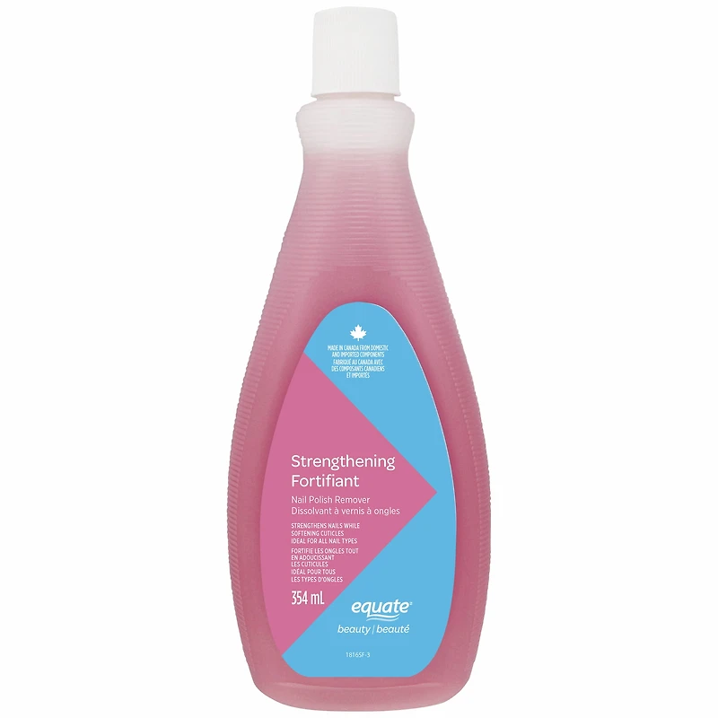Equate Beauté Dissolvant à Vernis à Ongles Fortifiant