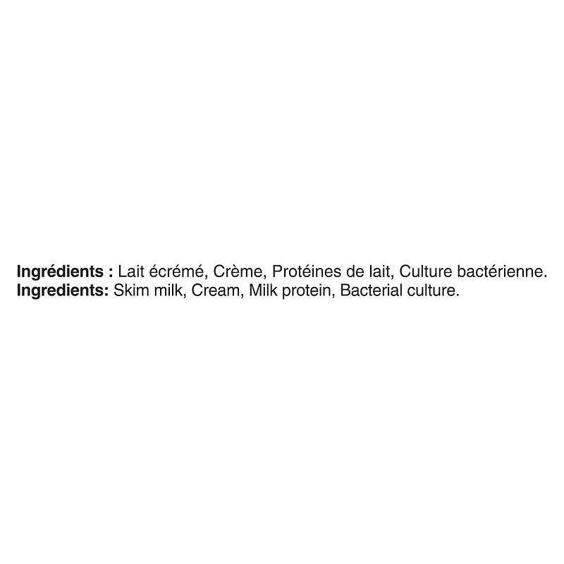 Liberté Greek 8% Extra Creamy Yogurt, Plain, High Protein, 650 g