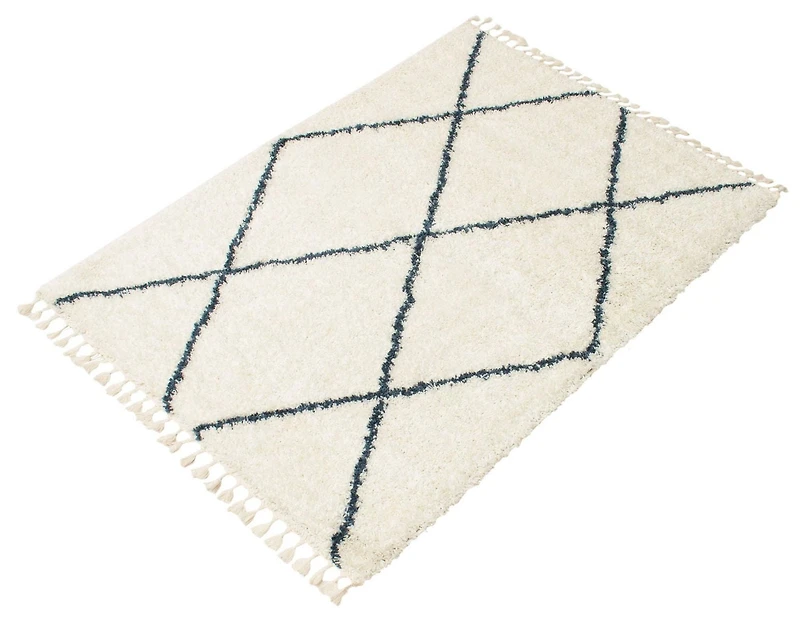 ECARPET Super Soft for Living Room & Bedroom Grammercy Willow Cream Shag
