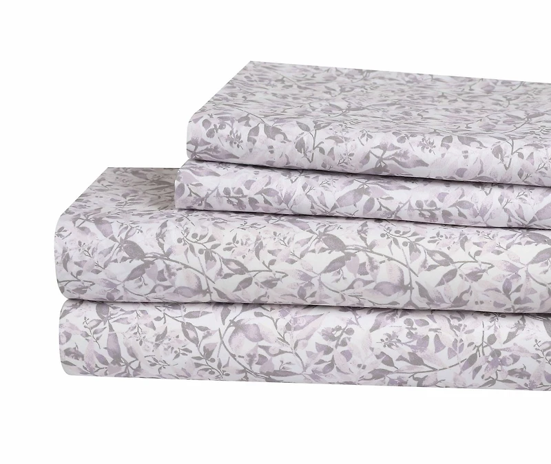 4 Piece High Quality Printed Microfibre Sheet Set