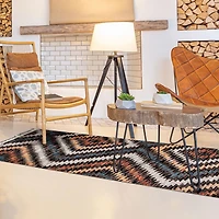 ECARPET Southwestern Rug for Hallway, Kitchen Sun Collection