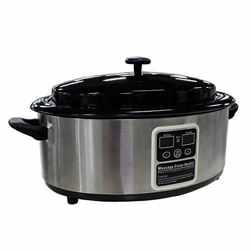 Master Massage Hot Stone Chauffe-eau grand 6 Litres pour le traitement thermique – Simple d'utilisation unité de contrôle numérique et affichage de la température avec louche