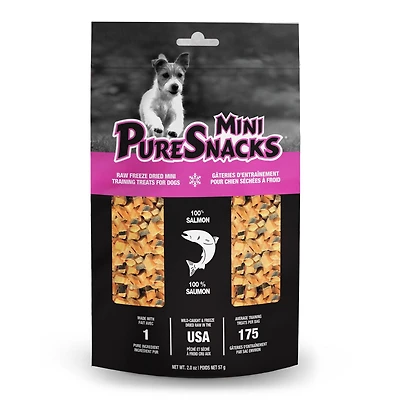 Mini-PureSnacks Freeze Dried Trainers, Salmon, 57g, 57g | 2.0oz