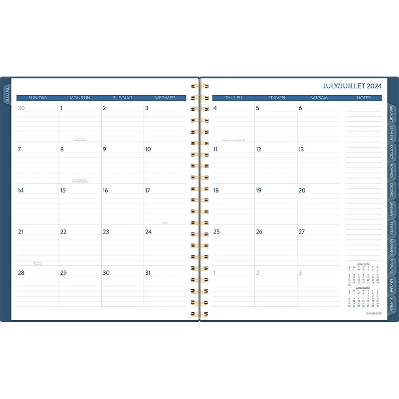 Cambridge Teacher Blue Large Planner