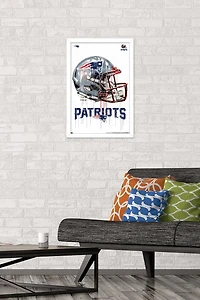 NFL New England Patriots - Drip Helmet 20 Wall Poster