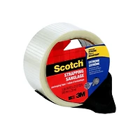 Scotch® Extreme Strapping Packaging Tape 8959 RD EF RP6, with Dispenser, 1.88 in x 21.80 yd (48 mm x 20 m), 1 Roll/Pack