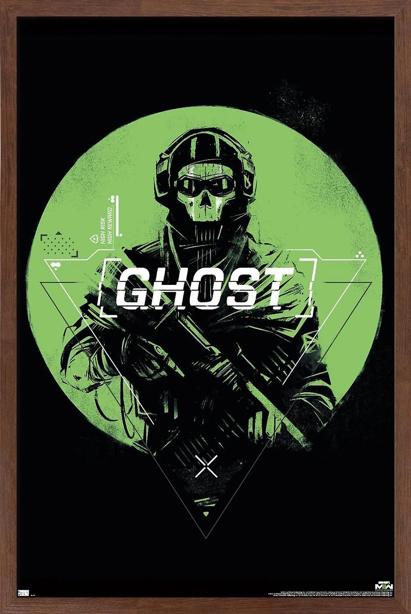 Call of Duty: Modern Warfare 2 - Ghost Emblem Wall Poster