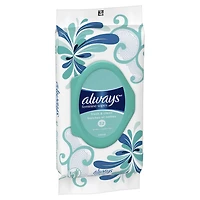 Always Feminine Wipes, Fresh & Clean, Soft Pack, 32 Count