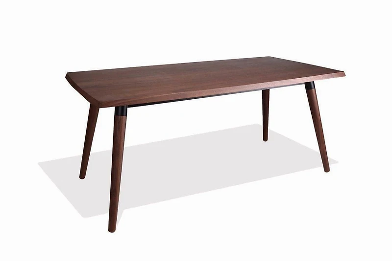 Table Copine rectangulaire couleur noyer