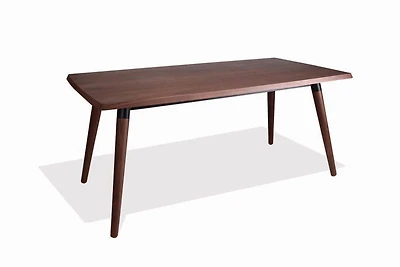 Table Copine rectangulaire couleur noyer