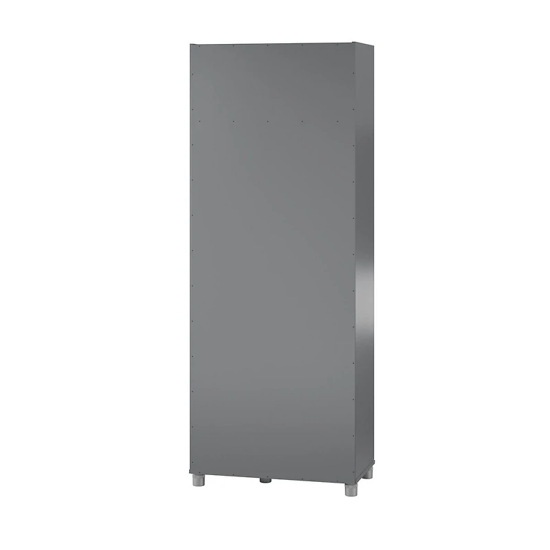 Systembuild Evolution Camberly Tall Asymmetrical Cabinet, Graphite Gray