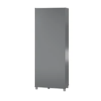 Systembuild Evolution Camberly Tall Asymmetrical Cabinet, Graphite Gray