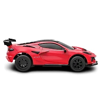 Voiture de course radiocommandée Adventure Force (1:64), modèle Chevy Corvette rouge, WR5-64C33V-RD-CA