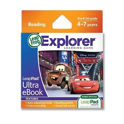 Cartouche de l'ultra e-livre LeapPad1/LeapPad2™ Disney Pixar Cars2- Version anglaise