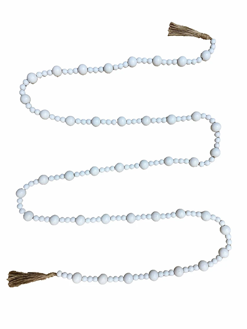 GT 9FT BEAD GRLND WH