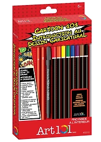 Ens. de dessin et esquisse d'art Cartoon 101 d'Art 101