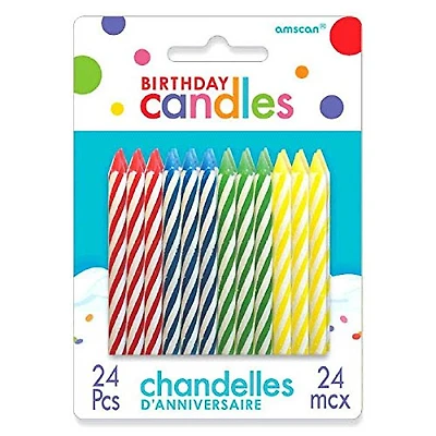 PRIM SPIRAL BDAY CDL - FRENCH
