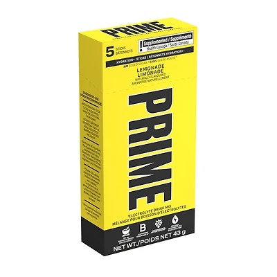 PRIME Bâtonnets Hydration Limonade