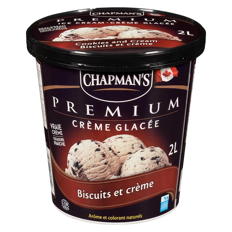 Chapman's Premium Cookies And Cream Ice Cream in a Tub 2L