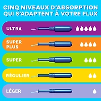 Tampax Pearl Tampons, with LeakGuard Braid, Regular Absorbency, Unscented, 50CT