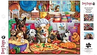 Buffalo Games - Dog Days - Pizza Time Pups - 750 Piece Jigsaw Puzzle