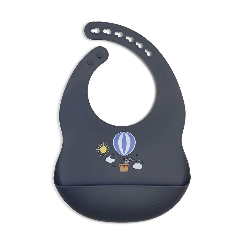 Kushies Silibib - Silicone Waterproof Adjustable Bib - Bpa Free - Odie Ink