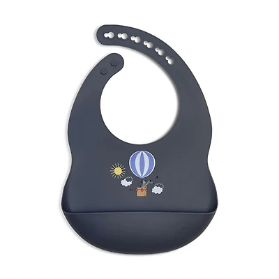 Kushies Silibib - Silicone Waterproof Adjustable Bib - Bpa Free - Odie Ink