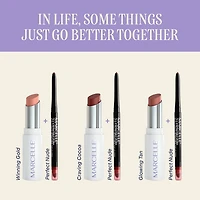 Marcelle Rouge à lèvres couleur & soin huile-en-stick Lip Loving, Or Parfait
