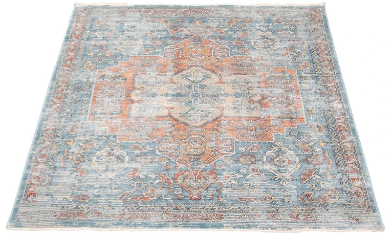 ECARPET Traditional Distressed Ultra Soft Area Rug Bahama Heriz Collection
