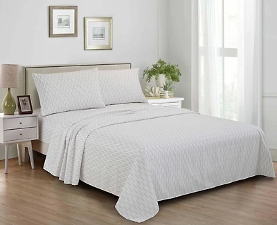 4 Piece High Quality Printed Microfibre Sheet Set