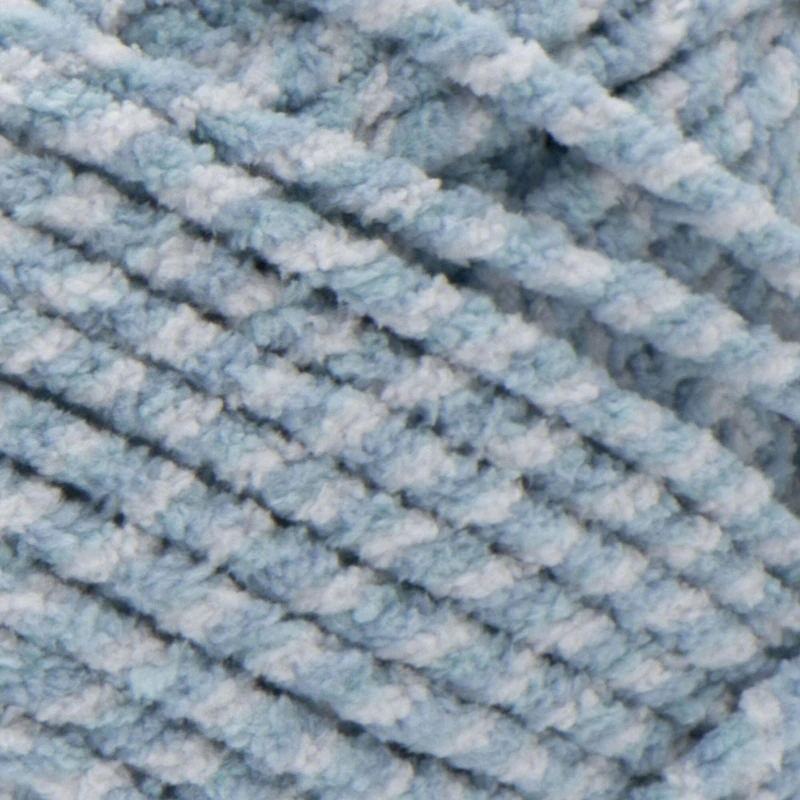 Bernat® Blanket™ #6 Super Bulky Polyester Yarn, Blue Fog Twist 10.5oz/300g, 220 Yards, Polyester #6 Super Bulky Yarn