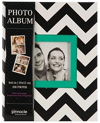 Album de photos Pinnacle Frames à motif de chevron à 2 photos par page