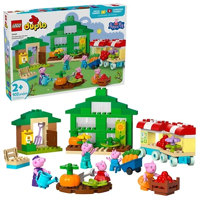 LEGO DUPLO Le Jardin et la Serre de Grand-Père Cochon, Ensemble de Construction 10461