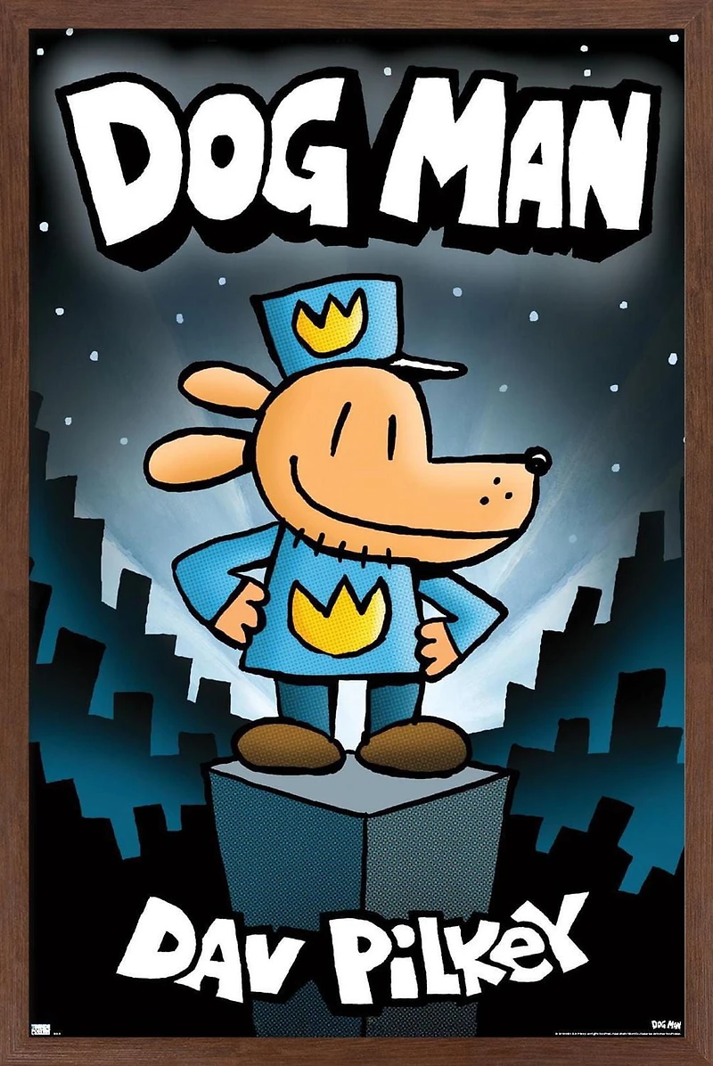 Dog Man - Book Cover (2016) Wall Poster