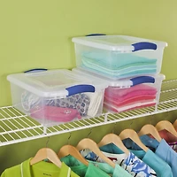 Boîte à verrou de Sterilite de 14L- Bleu 14L