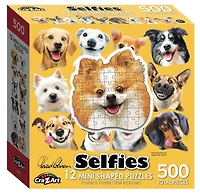 Cra-Z-Art 12 Mini Shaped Dog Selfie Puzzles- 500pcs total
