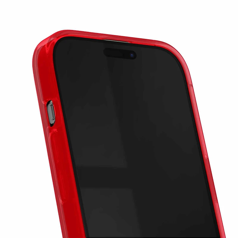 Ideal of Sweden Étui Clear Mid Rouge Radieux pour MagSafe iPhone 16e/15/14/13