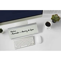 Quartet 16" x 16" Pad de Bureau en Verre