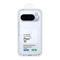 onn Protective Gel Phone Case for Google Pixel 10 - Clear