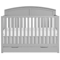 Dream On Me Storybrooke 5 en 1 Lit d'enfant convertible avec tiroir sous le lit