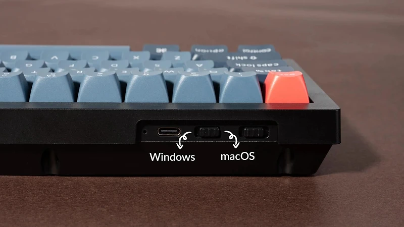 Keychron V3 Max RGB Hot-swappable Wireless Mechanical Keyboard - 2.4GHz/Bluetooth/USB-C, Gateron Jupiter Red Switch, ABS Frame with Knob, TKL Layout (87 Keys, Carbon Black (V3M-D1)