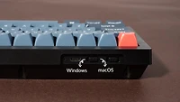Keychron V3 Max RGB Hot-swappable Wireless Mechanical Keyboard - 2.4GHz/Bluetooth/USB-C, Gateron Jupiter Red Switch, ABS Frame with Knob, TKL Layout (87 Keys, Carbon Black (V3M-D1)