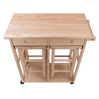 Winsome Suzanne 3-Pc Space Save Set, Natural