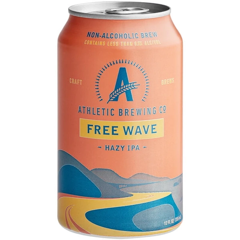 Athletic Brewing Free Wave Non-Alc Hazy IPA 6x355mL, 6x355 mL