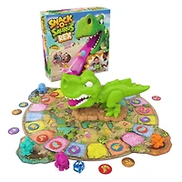 Snack-O-Saurus Rex, Jeu de société interactif pour les grands gourmands et les amateurs de dinosaures, jeu familial amusant, jeu de société pour les soirées en famille, pour les enfants à partir de 5