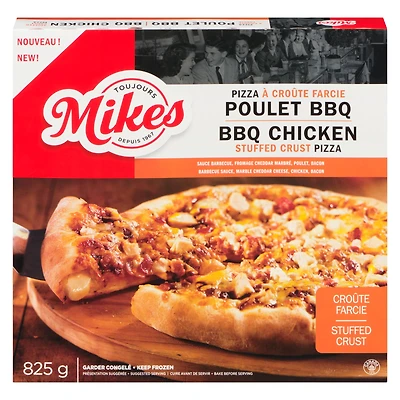 Mikes pizza croûte farcie poulet BBQ