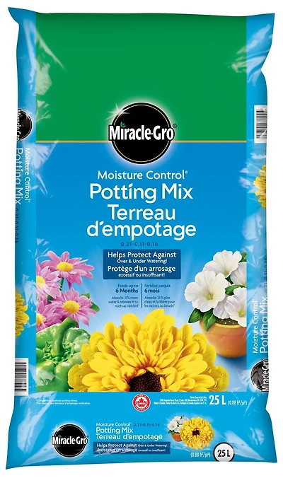 Miracle-Gro Moisture Control terreau d'empotage 25L
